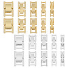 24Pcs 12 Styles Eco-Friendly Brass Watch Band Clasps KK-DR0001-65-1