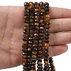 Three Color Natural Tiger Eye Bead Strands G-D344-A20-01-2