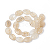 Coffee Watermelon Stone Glass Beads Strands G-S292-35-2