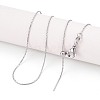 Brass Boston Link Chain Necklaces NJEW-B119-01P-1