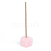 Natural Rose Quartz Incense Burners Holder PW-WG6B9B9-14-1