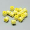 Opaque Stripe Resin Beads X1-RESI-S343-8x8-M-2