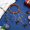 Gorgecraft 2Pcs 2 Style Rattan & Alloy Witch Bells for Door Knob AJEW-GF0008-21-4