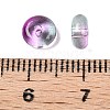 Electroplate Transparent Colours Rainbow Glass Seed Beads SEED-T007-03E-3