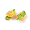 Polyester Rose Ornaments DIY-WH0308-242E-1