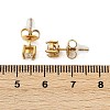 304 Stainless Steel Rhinestone Stud Earrings EJEW-G423-16G-01-4