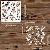 PET Hollow Out Drawing Painting Stencils DIY-WH0391-0416-2