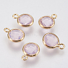 Glass Charms KK-Q752-006G-2