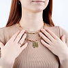 Tibetan Style Alloy Pendanrs FIND-WH0199-392AB-5