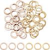 Unicraftale 60Pcs 2 Colors PVD Vacuum Plating 304 Stainless Steel Linking Rings STAS-UN0018-37-1