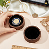 Round Wood Commemorative Coin Storage Plate AJEW-WH0886-21B-3