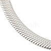304 Stainless Steel Herringbone Chain Bracelets for Women BJEW-Q344-04P-2
