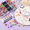 588Pcs 13 Styles Geometry & Star & Heart & Flower Acrylic Beads DIY-FS0002-04-4