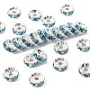 Brass Grade A Rhinestone Spacer Beads RB-A014-Z8mm-03S-1