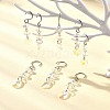 Teardrop Glass Suncatchers HJEW-FS00032-4