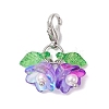 Lily of the Valley Acrylic & Glass Pendant Decorations HJEW-JM02416-01-4