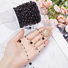 1 Roll Plastic Round Beaded Link Chains DIY-SC0024-96A-3