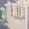 15Pcs 5 Color Sun Alloy Bookmark AJEW-FH00050-4