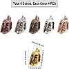 Tibetan Style Alloy Beads PALLOY-FH0001-20-2