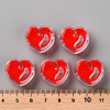 Transparent Enamel Acrylic Beads TACR-S155-004F-4