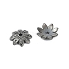 8-Petal Tibetan Style Alloy Flower Bead Caps TIBEB-2347-B-FF-3