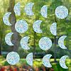 16 Sheets 4 Styles Waterproof PVC Colored Laser Stained Window Film Static Stickers DIY-WH0314-077-1