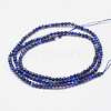 Natural Lapis Lazuli Beads Strands X-G-K182-2mm-04-2