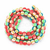 Handmade Polymer Clay Beads Strands CLAY-N008-057-01-2