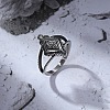 304 Stainless Steel Finger Rings FS-WGD5814-04-1