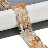 Natural Yellow Quartz Beads Strands G-G162-D07-01-2