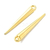 Tibetan Style Alloy Spike Pendants TIBEP-A16461-G-RS-2