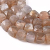 Natural Sunstone Beads Strands G-L537-016A-2