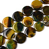 Dyed Natural Banded Agate Beads Strands G-ZX004-01C-1