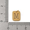 304 Stainless Steel Charms STAS-R001-01G-M-3