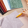 8 Sheets 8 Colors PVC Leather Fabric DIY-FH0010-89-3