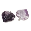 Natural Banded Amethyst Pendants GG-K002-04T-2
