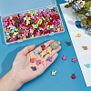 300Pcs Crackle Opaque Acrylic Beads OACR-SP0001-06-3