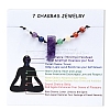 Natural Amethyst Chakra Theme Adjustable Charm Anklets PW-WG72D40-03-1