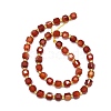 Natural Red Agate Beads Strand G-I376-D35-01-2