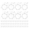 Heart 304 Stainless Steel Cabochon Setting Bracelets BJEW-AB00011-1