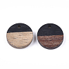 Resin & Walnut Wood Pendants RESI-S358-02E-08-2