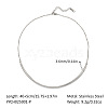Minimalist 304 Stainless Steel Curved Stick Choker Necklaces for Women KY3347-2-1