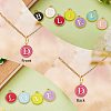 120Pcs 12 Colors Golden Plated Alloy Charms ENAM-SZ0001-64D-7