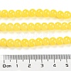 Baking Painted Imitation Jade Glass Round Bead Strands X-DGLA-Q021-6mm-24-5