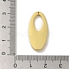 304 Stainless Steel Pendants STAS-Q322-15G-03-3