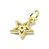 Brass Charms KK-H475-38G-02-2