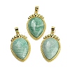 Natural Amazonite Pendants G-F760-02B-06G-1