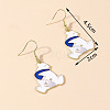 Zinc Alloy Enamel Dangle & Drop Earrings FS-WGC3D93-14-1