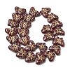 Painted Glass Beads Strands GLAA-Z021-03-2
