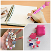 60Pcs 10 Colors Food Grade Eco-Friendly Silicone Focal Beads FIND-PA0001-03-6